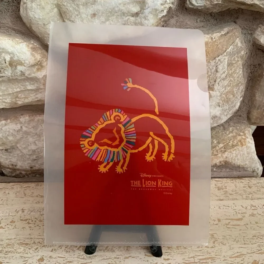 Vintage Disney’s the Lion King on broadway souvenir folders set of 2